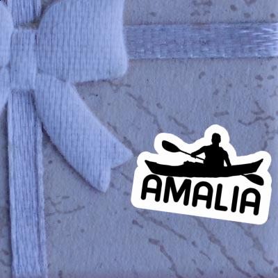 Kayaker Sticker Amalia Notebook Image