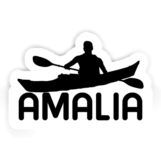 Kayaker Sticker Amalia Notebook Image