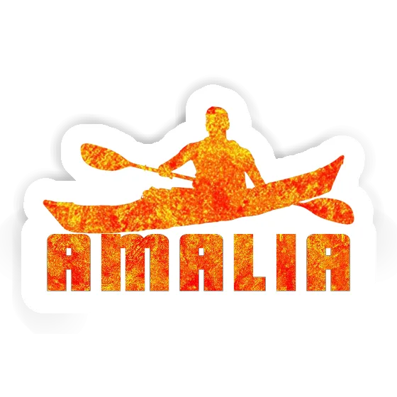 Sticker Amalia Kayaker Notebook Image