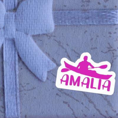 Sticker Amalia Kayaker Notebook Image