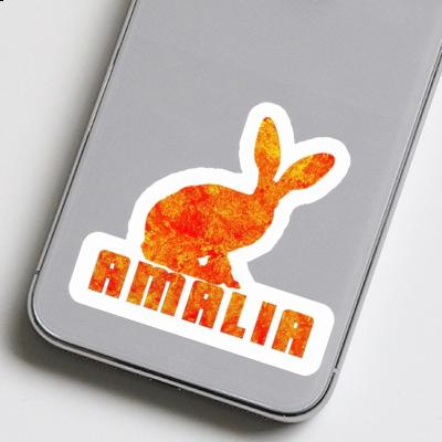 Amalia Sticker Rabbit Notebook Image