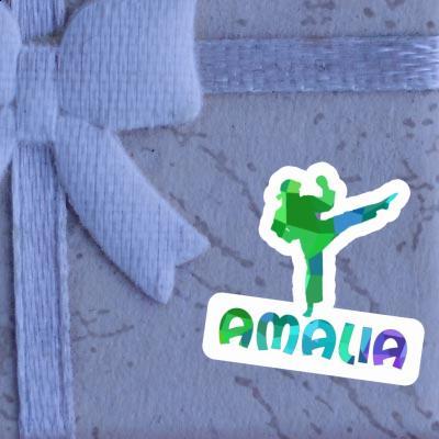 Sticker Amalia Karateka Laptop Image