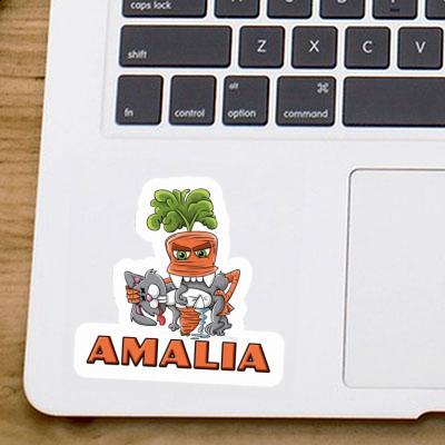 Amalia Sticker Monster Carrot Notebook Image