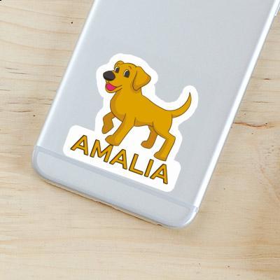 Chien Autocollant Amalia Laptop Image