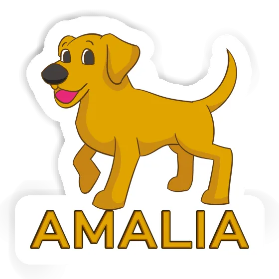 Chien Autocollant Amalia Notebook Image