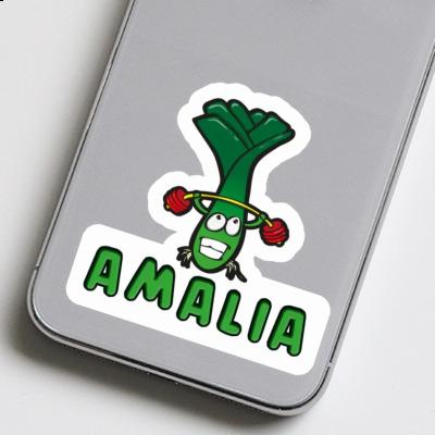 Amalia Sticker Leek Notebook Image