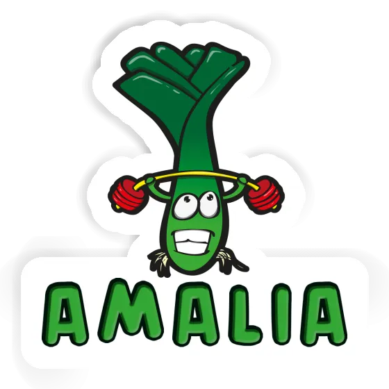 Amalia Sticker Leek Laptop Image