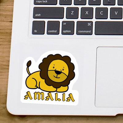 Autocollant Amalia Lion Laptop Image