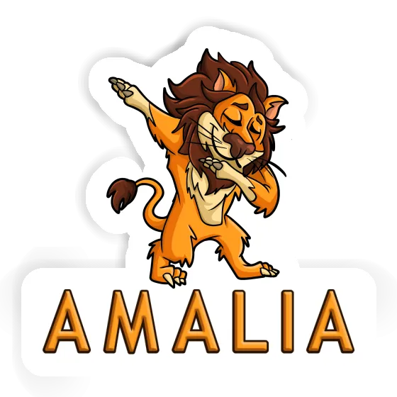 Lion Autocollant Amalia Laptop Image