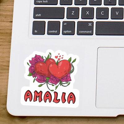 Amalia Aufkleber Herz Laptop Image