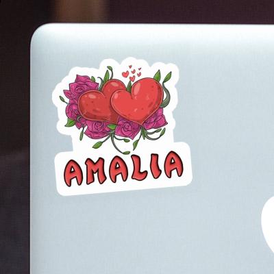 Amalia Aufkleber Herz Laptop Image