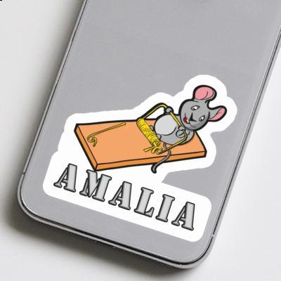 Sticker Amalia Fitness-Maus Image