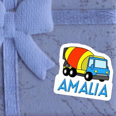 Amalia Sticker Mixer Truck Image