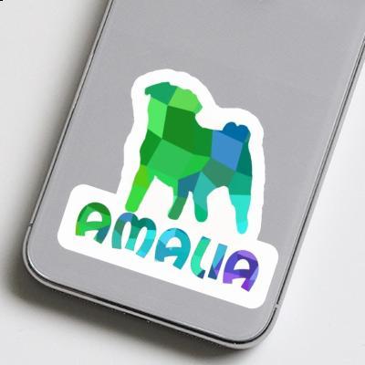 Sticker Amalia Pug Image