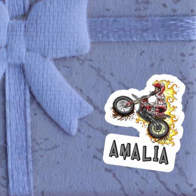 Motocross Rider Sticker Amalia Laptop Image