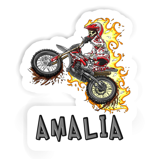 Motocross Rider Sticker Amalia Image