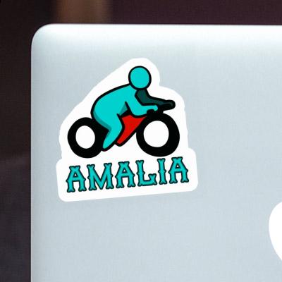 Amalia Sticker Motorbike Driver Image