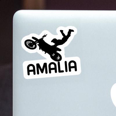 Amalia Sticker Motocross Rider Laptop Image