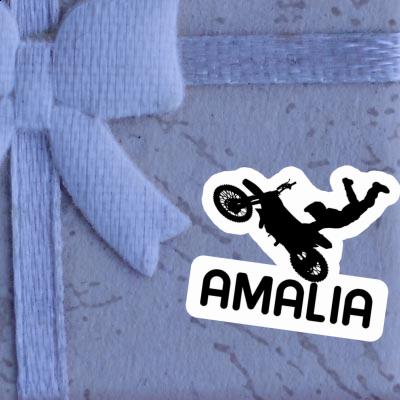 Amalia Sticker Motocross Rider Notebook Image