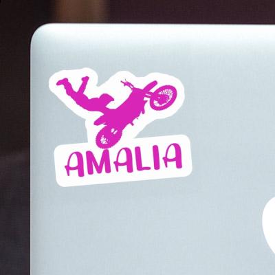 Amalia Sticker Motocross Rider Notebook Image