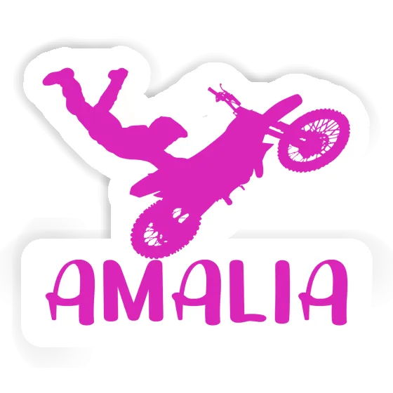 Autocollant Amalia Motocrossiste Laptop Image