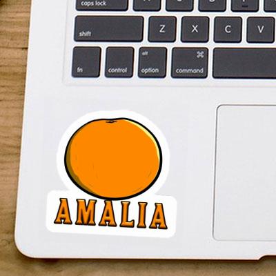 Aufkleber Orange Amalia Gift package Image