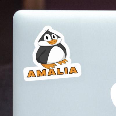 Sticker Amalia Penguin Gift package Image