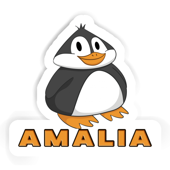 Aufkleber Pinguin Amalia Notebook Image