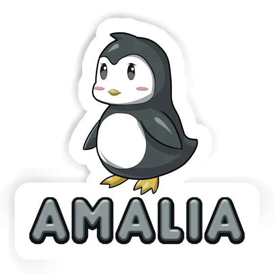 Sticker Amalia Penguin Notebook Image