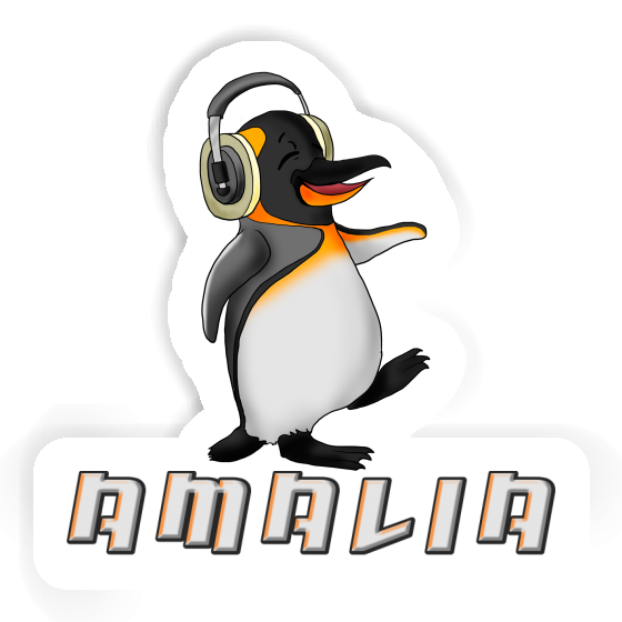 Amalia Autocollant Pingouin Notebook Image