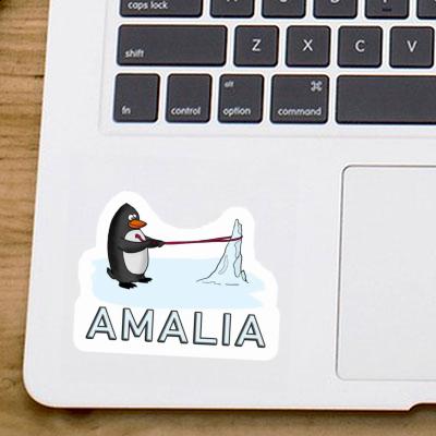 Autocollant Pingouin Amalia Notebook Image