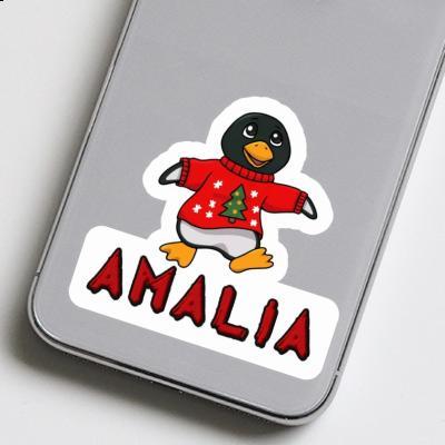 Amalia Autocollant Pingouin de Noël Gift package Image