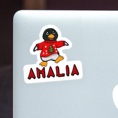 Aufkleber Amalia Pinguin Laptop Image