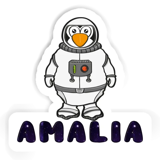 Sticker Amalia Astronaut Image