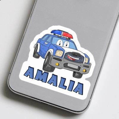 Sticker Amalia Police Car Laptop Image