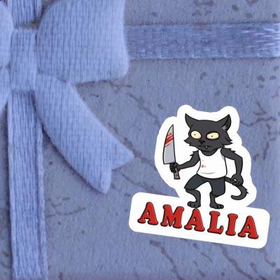 Amalia Sticker Psycho-Katze Image