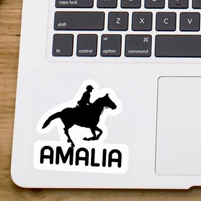 Amalia Autocollant Cavalière Laptop Image