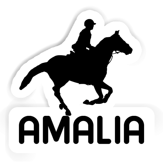 Amalia Autocollant Cavalière Notebook Image