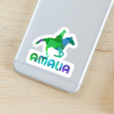 Sticker Amalia Horse Rider Notebook Image