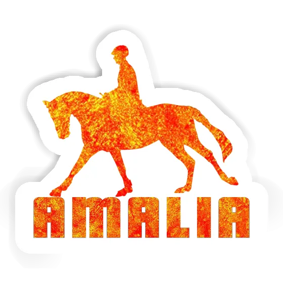 Amalia Sticker Horse Rider Laptop Image