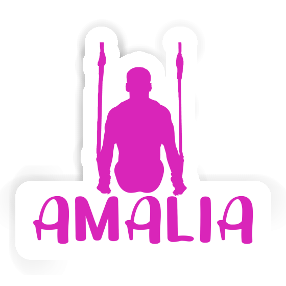 Sticker Ring gymnast Amalia Notebook Image