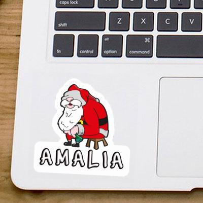 Weihnachtsmann Sticker Amalia Gift package Image