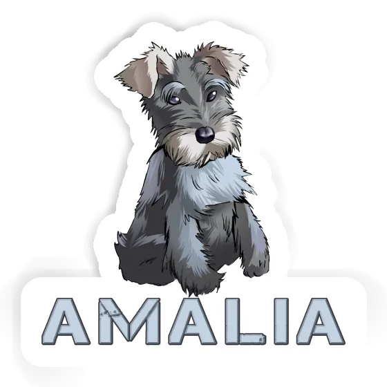 Autocollant Schnauzer Amalia Laptop Image