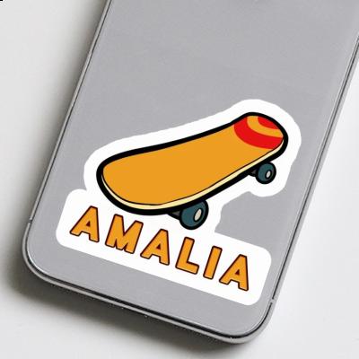 Skateboard Sticker Amalia Notebook Image