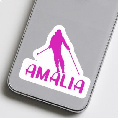 Sticker Amalia Skier Image