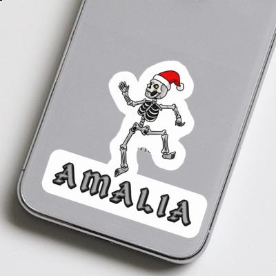 Weihnachts-Skelett Sticker Amalia Gift package Image