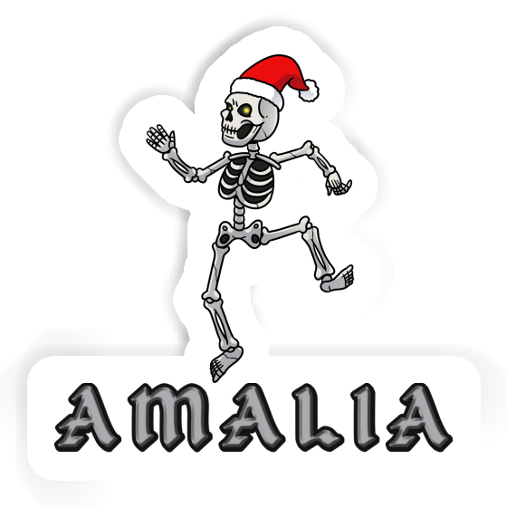 Weihnachts-Skelett Sticker Amalia Gift package Image