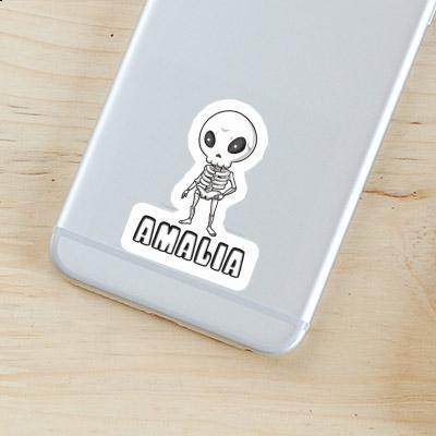 Skeleton Sticker Amalia Notebook Image