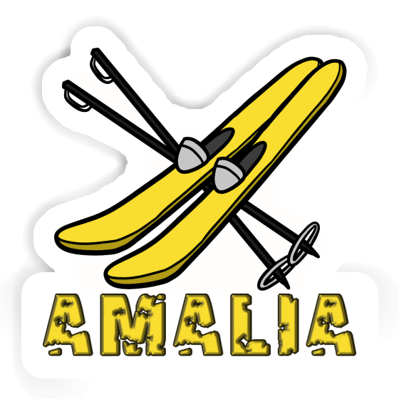 Autocollant Ski Amalia Gift package Image