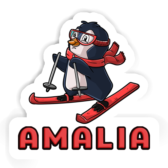 Sticker Amalia Skier Image